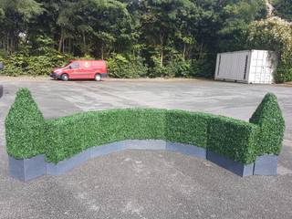 Bespoke Artificial Box Hedge Planters, Hedged In Ltd Hedged In Ltd Modern Garden