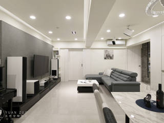 ZHONG House, 元作空間設計 元作空間設計 Modern living room