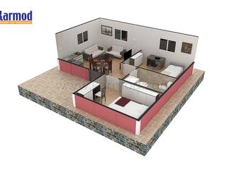 Karmod 49 m2 Prefabricated House, KARMOD PREFABRICATED TECHNOLOGIES KARMOD PREFABRICATED TECHNOLOGIES