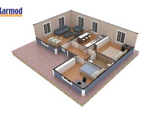 Karmod 87 m2 Prefabricated House, KARMOD PREFABRICATED TECHNOLOGIES KARMOD PREFABRICATED TECHNOLOGIES