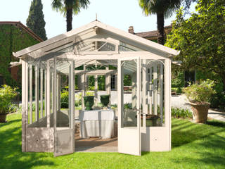 DINING ROOM CONSERVATORY, Cagis Cagis Classic airports Iron/Steel White