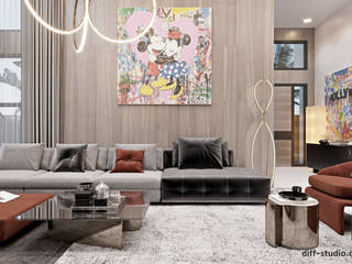 Diff.Studio Minimalist living room