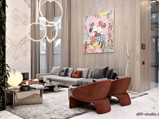 Diff.Studio Minimalist living room