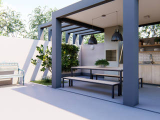 Gourmet E.R., Nova Arquitetura e Interiores Nova Arquitetura e Interiores Balcony