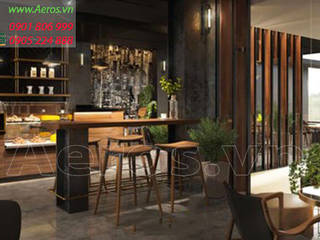 Thiet ke thi cong quan cafe Aurora - Binh Duong, xuongmocso1 xuongmocso1 Commercial spaces