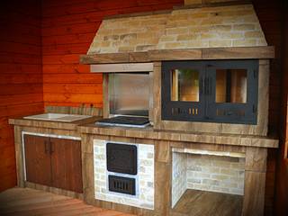 Барбекю на свайном фундаменте, Moko barbecue Moko barbecue Classic style kitchen