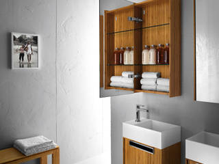 CANAVERA, Lineabeta Lineabeta Modern Bathroom Bamboo Wood effect
