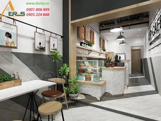 Thiet ke thi cong quan ca phe Up Cafe - Quan 5, xuongmocso1 xuongmocso1 Commercial spaces