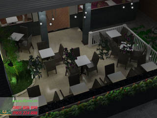 Thiet ke quan cafe kem 2B - Quan 10, xuongmocso1 xuongmocso1 Espacios comerciales