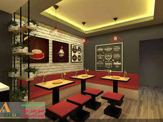 Thiet ke quan cafe Hangout Coffee - Binh Thanh, xuongmocso1 xuongmocso1 Espacios comerciales