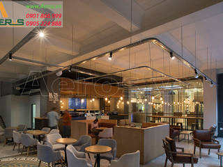 Thiet ke quan cafe anh Quang -Tan Phu, xuongmocso1 xuongmocso1 Commercial spaces
