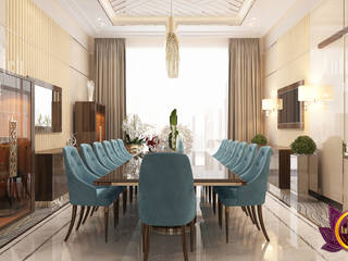 Modern Dining Room with Sophisticated Design, Luxury Antonovich Design Luxury Antonovich Design