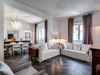 APPARTAMENTO (ROMA - OSTIENSE/GAZOMETRO), Gian Paolo Guerra Design Gian Paolo Guerra Design Living room