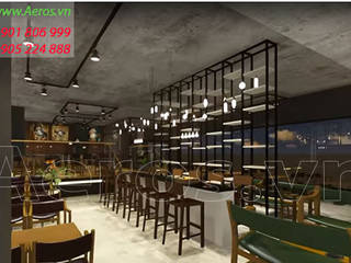 Thiet ke thi cong quan cafe Chibell - Quan 2, xuongmocso1 xuongmocso1 Commercial spaces