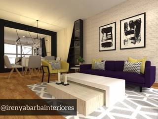 Diseño Residencial, Irenya Barba - Diseño de Interiores Irenya Barba - Diseño de Interiores Вітальня