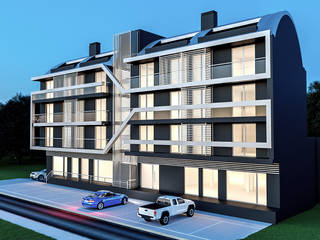 3D ART - Image|Film|Print Nowoczesne domy