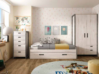 Quarto Juvenil, All House All House Modern Bedroom Engineered Wood Transparent