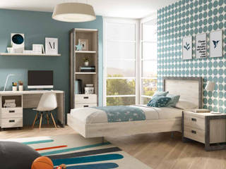 Quarto Juvenil, All House All House Modern Bedroom Engineered Wood Transparent