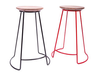 Silla de bar Jack I , Bea Vieda Design Bea Vieda Design インダストリアルデザインの キッチン 金属