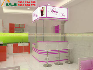 Thiet ke quan tra sua Boy Tea - Quan 12, xuongmocso1 xuongmocso1 Commercial spaces