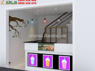 Thiet ke thi cong quan tra sua Mrtido - Quan 12, xuongmocso1 xuongmocso1 Commercial spaces