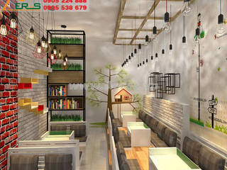 Thiet ke thi cong quan tra sua Mrtido - Quan 12, xuongmocso1 xuongmocso1 Commercial spaces