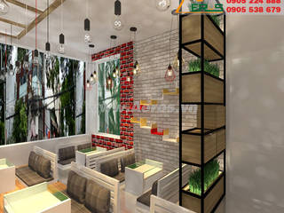 Thiet ke thi cong quan tra sua Mrtido - Quan 12, xuongmocso1 xuongmocso1 Commercial spaces