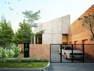 alit nang kutho p2, midun and partners architect midun and partners architect Casas modernas