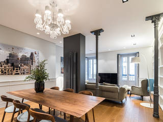 Reforma integral de un piso clásico en Madrid, AGi architects arquitectos y diseñadores en Madrid AGi architects arquitectos y diseñadores en Madrid Classic style living room