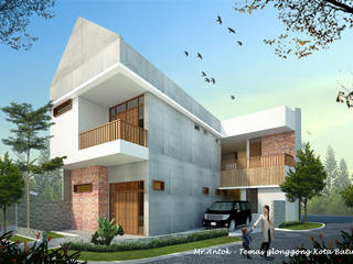 AT HOUSE, midun and partners architect midun and partners architect Tropical style houses