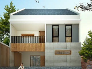 YN HOUSE, midun and partners architect midun and partners architect Rustic style house