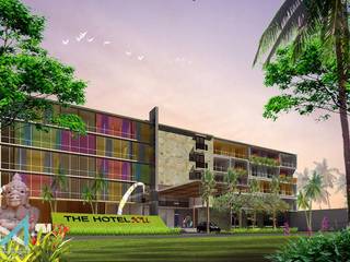 baliku hotel, midun and partners architect midun and partners architect Casas tropicales