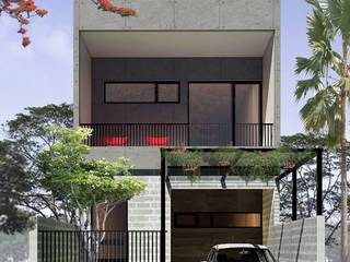 ED HOUSE, midun and partners architect midun and partners architect Tropical style houses