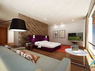 BSD HOUSE, midun and partners architect midun and partners architect Eclectic style bedroom