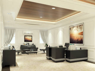 Interior Design (Wall Design), PT. Leeyaqat Karya Pratama PT. Leeyaqat Karya Pratama Ruang Komersial Kayu Wood effect