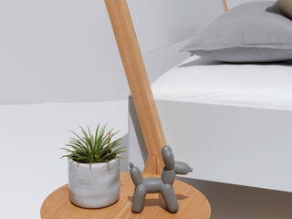 boq Bett, Pragmatic Design® by studio michael hilgers Pragmatic Design® by studio michael hilgers Modern style bedroom Wood