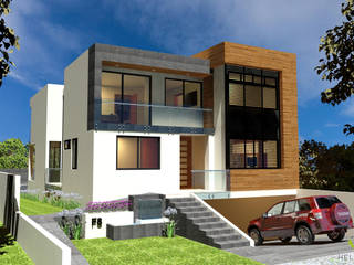 Casa en Zapopan, Helicoide Estudio de Arquitectura Helicoide Estudio de Arquitectura Rumah tinggal