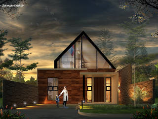 AFU HOUSE, midun and partners architect midun and partners architect Tropical style houses