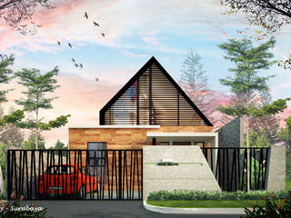 AFU HOUSE, midun and partners architect midun and partners architect Tropical style houses