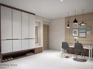 Bedok South Ave 2, Swish Design Works Swish Design Works Modern dining room