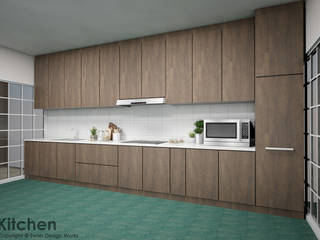 Jalan Isnin, Swish Design Works Swish Design Works Вбудовані кухні Фанера