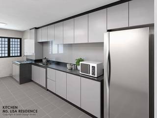 Ang Mo Kio Ave 3, Swish Design Works Swish Design Works Cocinas equipadas