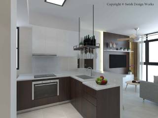 Symphony Suites, Swish Design Works Swish Design Works Вбудовані кухні