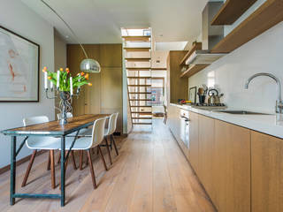 De Pijp Apartment, Deirdre Renniers Interior Design Deirdre Renniers Interior Design مطبخ