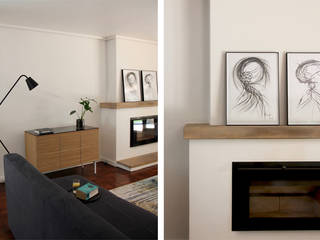 Westcliff House , JHB, Metaphor Design Metaphor Design Living room Textile White