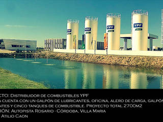 Distribuidor de combustibles YPF, Arq Jennifer Morant Arq Jennifer Morant Estudios y despachos modernos Hierro/Acero