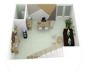 FRUCAN oficina principal / Bello, Decó ambientes a la medida Decó ambientes a la medida Eclectic style study/office