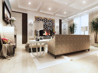 LIVING ROOM, Mitrasasana - Design & Build Mitrasasana - Design & Build Classic style living room Marble