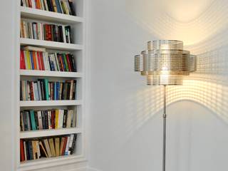 Lampy ścienne, Archerlamps - Lighting & Furniture Archerlamps - Lighting & Furniture Nowoczesny salon Żelazo/Stal