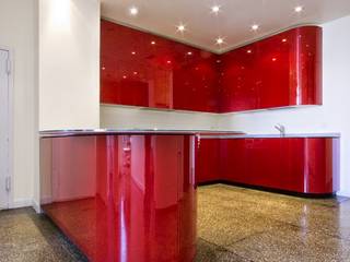 Muebles de Cocina - Passion , Corporación Siprisma S.A.C Corporación Siprisma S.A.C Nhà bếp phong cách tối giản Red